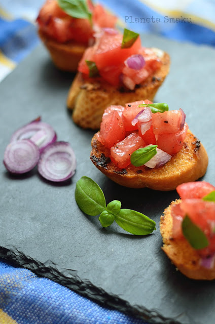 Mini bruschetta - Planeta Smaku