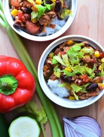 Chilli con carne z warzywami