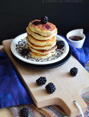 placuszki z jeżynami